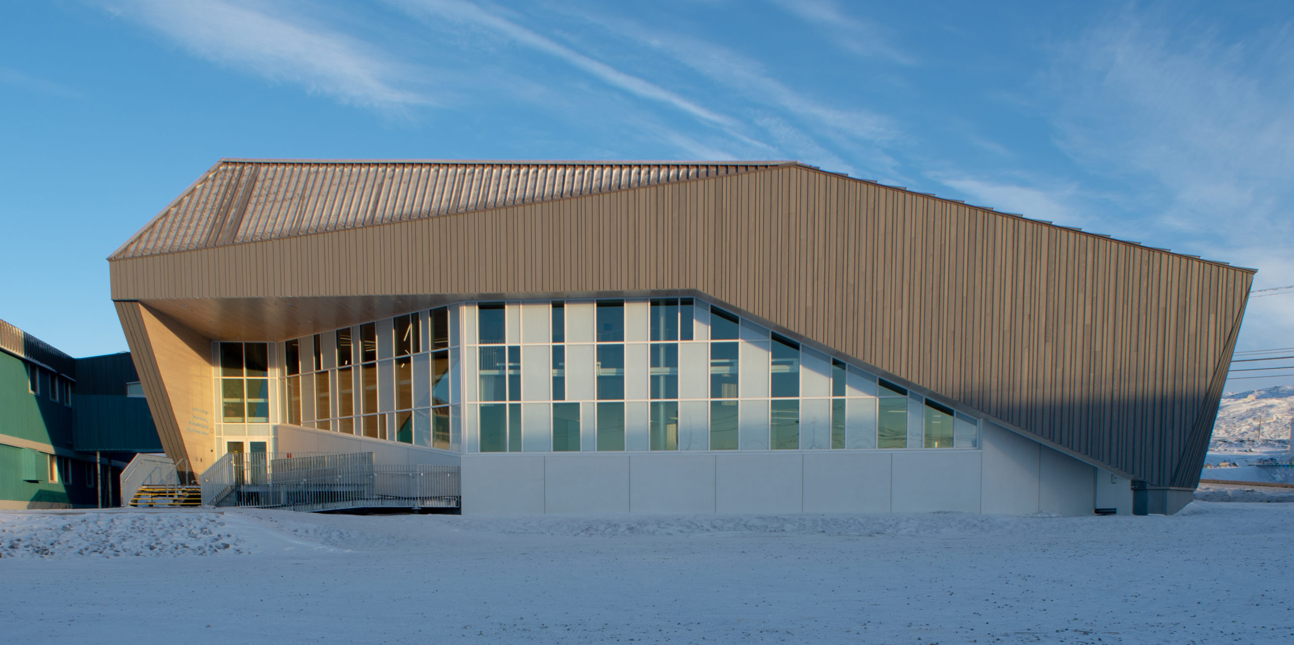 Photo of the outside of Nunavut Arctic College - Nunatta Campus