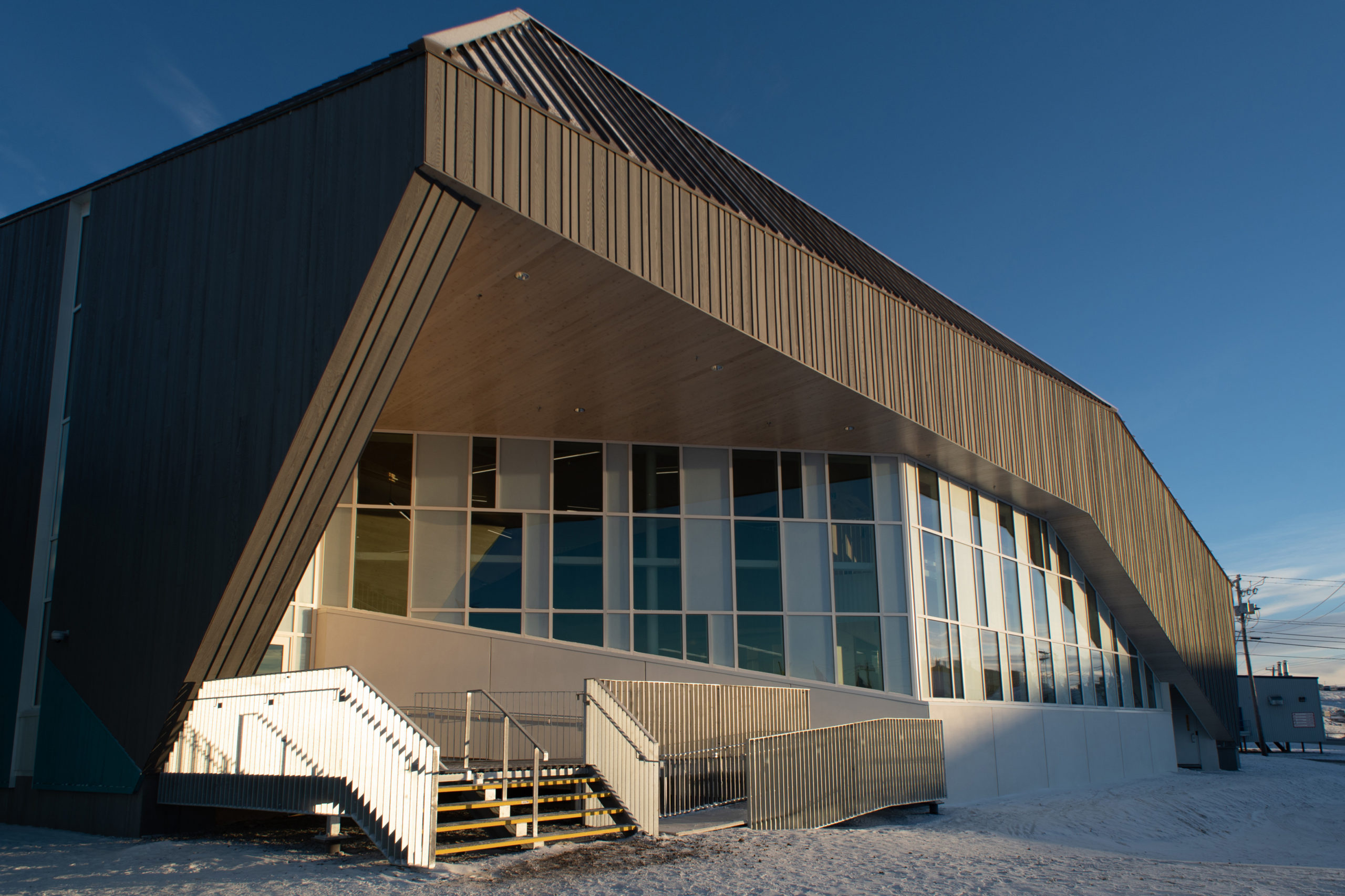 Photo of the outside of Nunavut Arctic College - Nunatta Campus
