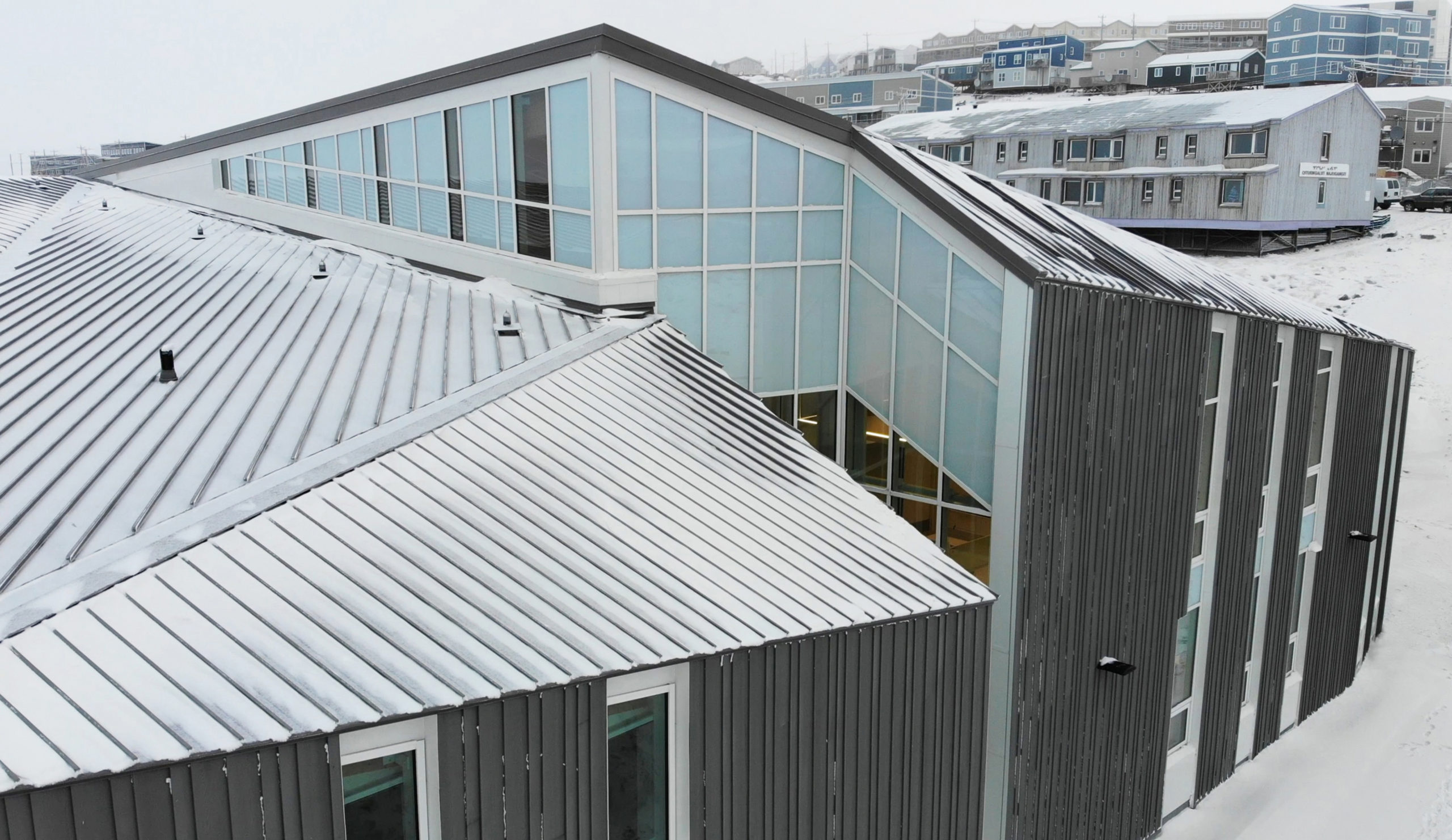 Photo of the Outside of Nunavut Arctic College - Nunatta Campus